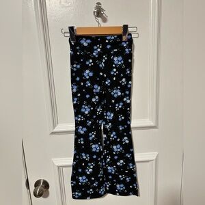 GAP Black Floral Kids Leggings